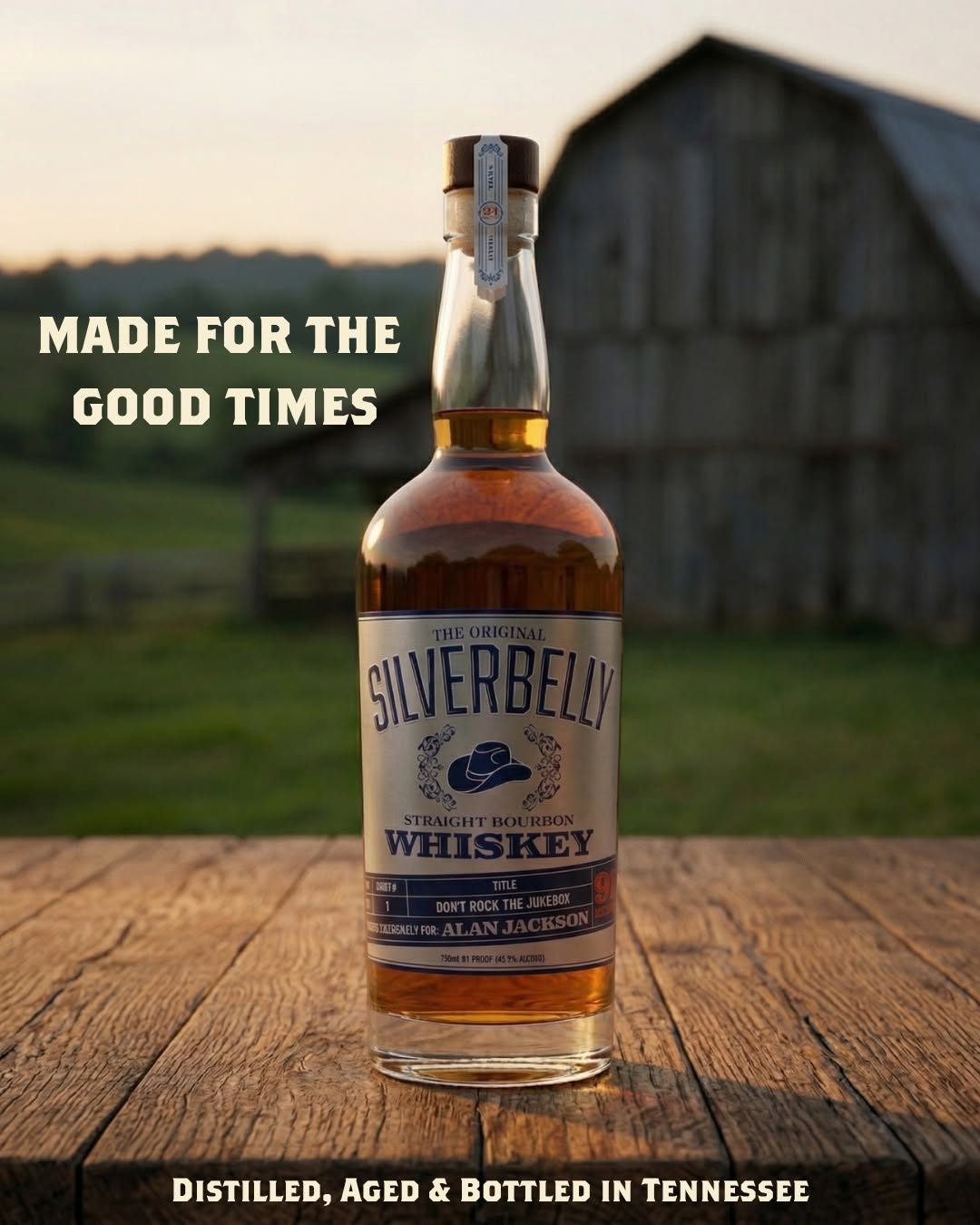 bottle Alan Jackson's of Silverbelly Whiskey 