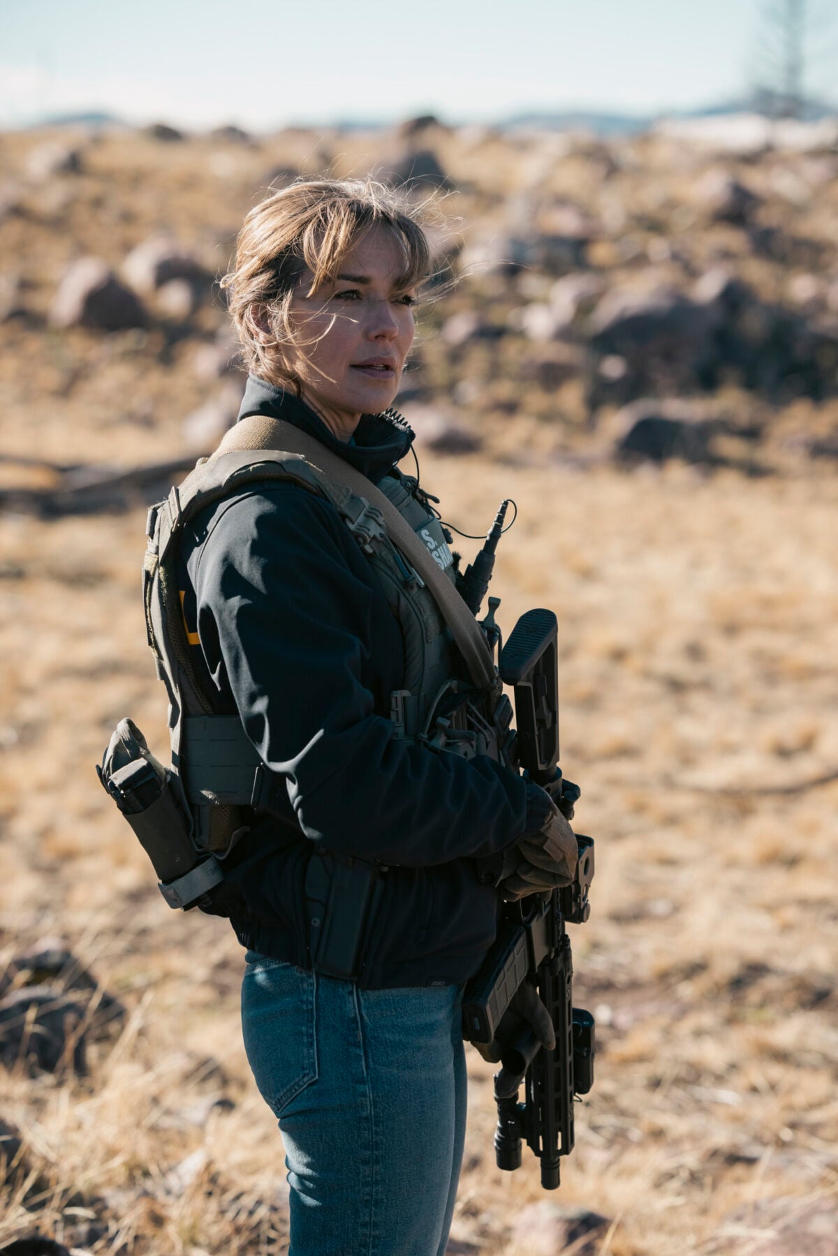 "Wolves at the Door" -- CBS Original Series MARSHALS, scheduled to air on Sunday, May 24 (8:00-9:00 PM, ET/PT). Pictured: Arielle Kebbel as Belle.