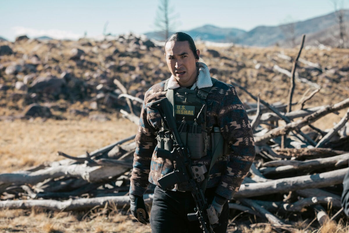 "Wolves at the Door" -- CBS Original Series MARSHALS, scheduled to air on Sunday, May 24 (8:00-9:00 PM, ET/PT).  Pictured: Tatanka Means as Miles.