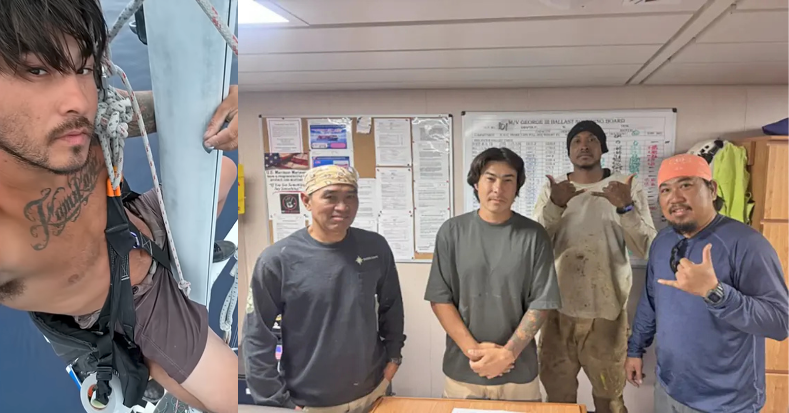 A California man was rescued after spending 44 days at sea, running out of gas, water, and facing several other obstacles.