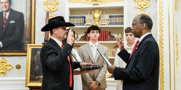 On July 10, country artist John rich was sworn in by President Trump as the Special Envoy For American Landowners.