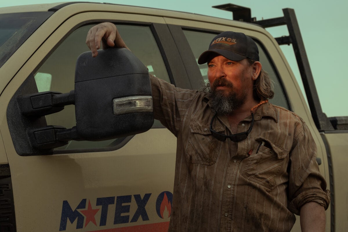 James Jordan as Dale in season 1, episode 5 of Landman streaming on Paramount+ Photo Credit: Emerson Miller/Paramount+