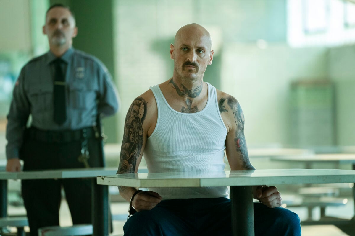 MAYOR OF KINGSTOWN - “Kill Box”- Dylan Kenin as Gunner in season 2, episode 5 of the Paramount + series MAYOR OF KINGSTOWN. Photo Cr: Dennis P. Mong Jr./Paramount +. © 2022 Viacom International Inc. All Rights Reserved.