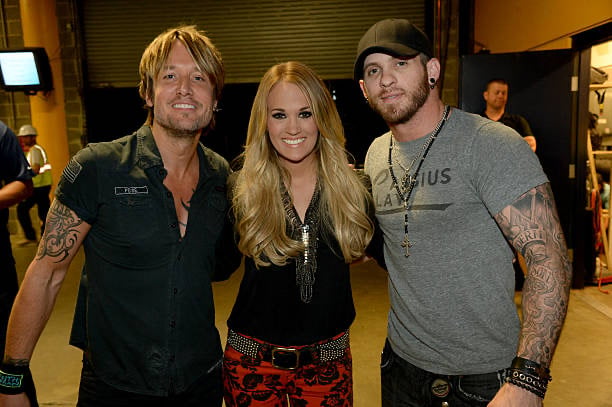 keith urban, carrie underwood, and brantley gilbert 
