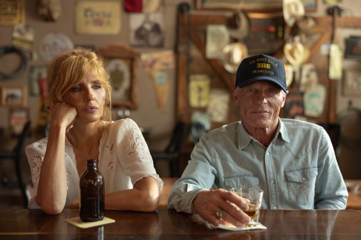 L-R: Kelly Reilly as Beth Dutton and Ed Harris as Everett McKinney in Dutton Ranch, episode 2, season 1, streaming on Paramount+, 2026.