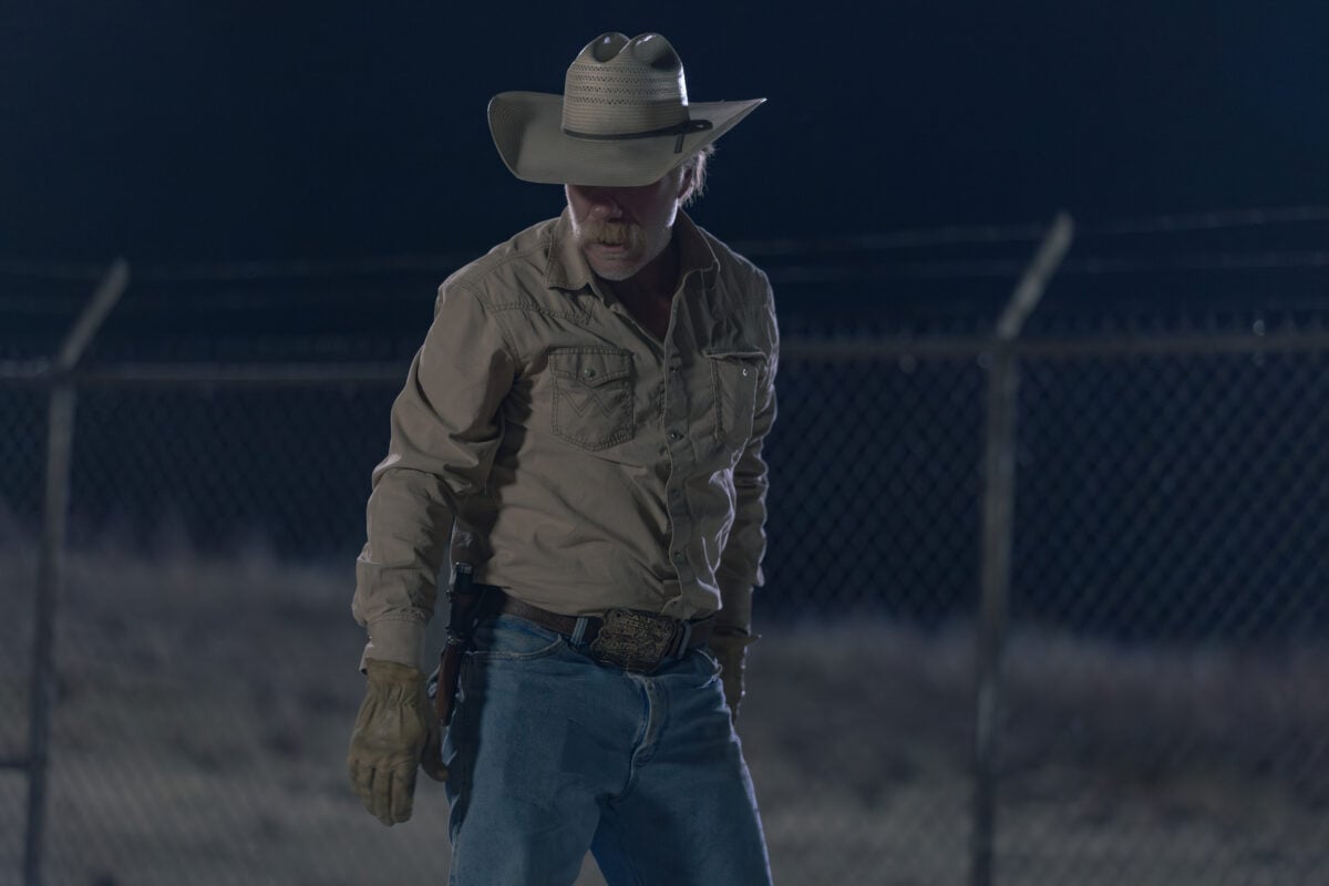Marc Menchaca as Zachariah in Dutton Ranch, episode 9, season 1, streaming on Paramount+, 2026.