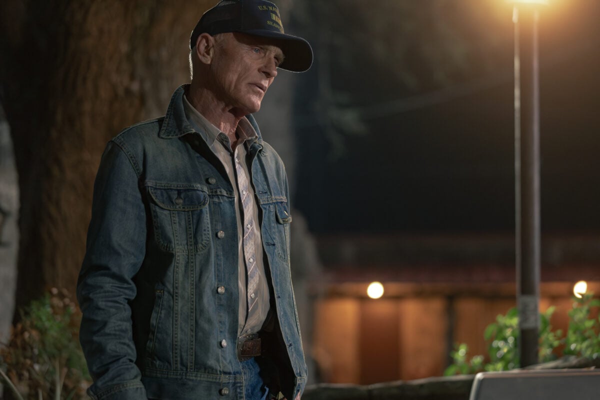 Ed Harris as Everett McKinney in Dutton Ranch finale, streaming on Paramount+, 2026. Photo Credit: Emerson Miller/Paramount+.