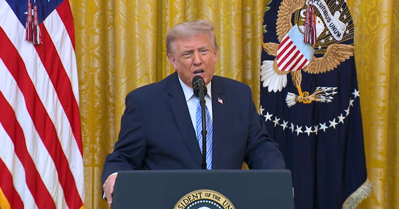 In the evening of July 16, President Trump issued an Address to the Nation, speaking on election integrity.