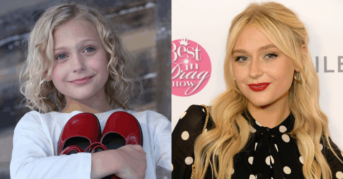Alyvia Alyn Lind as Dolly Parton Christmas of Many Colors, and grown up in 2023