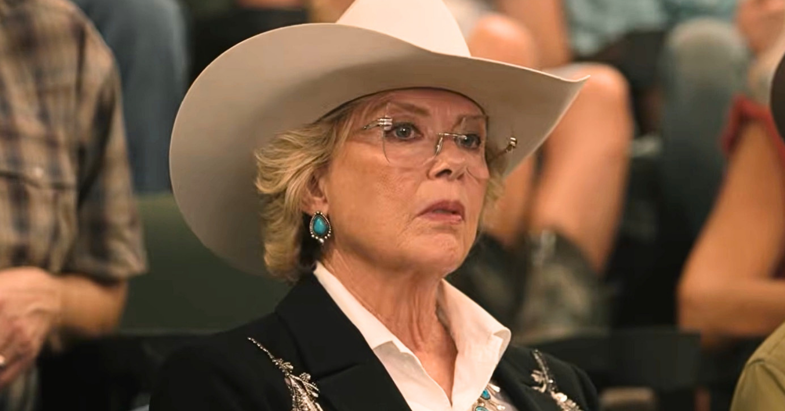 Annette Bening shares if she thinks her Dutton Ranch Yellowstone spin-off character Beulah Jackson of 10 Petal is truly evil or not