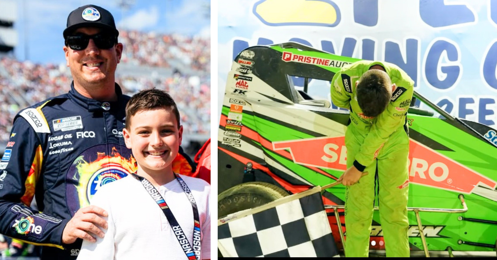 Brexton Busch pays tribute to his father after his first win since Kyle's passing