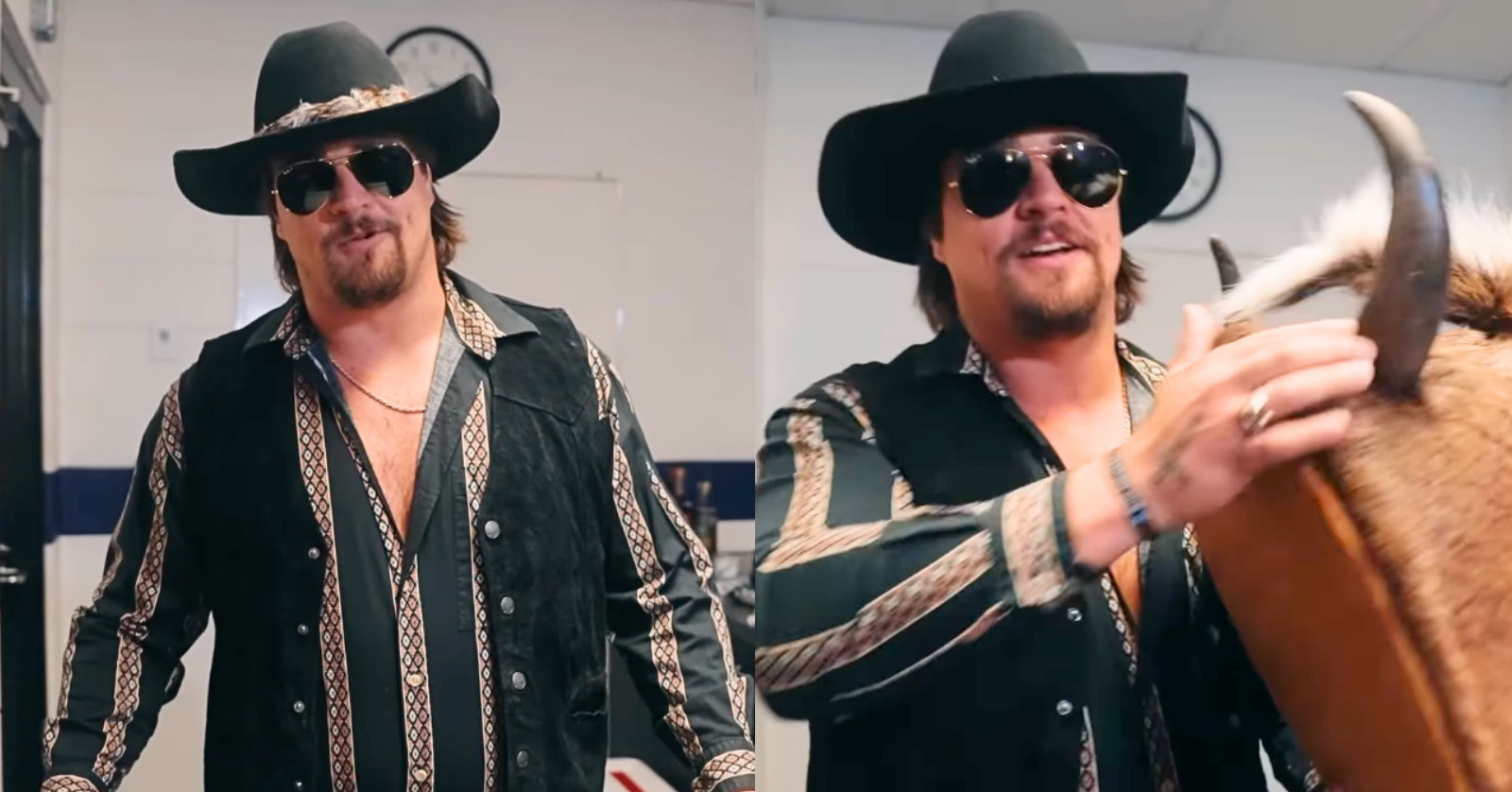Gavin Adcock end-of-tour gift to Morgan Wallen