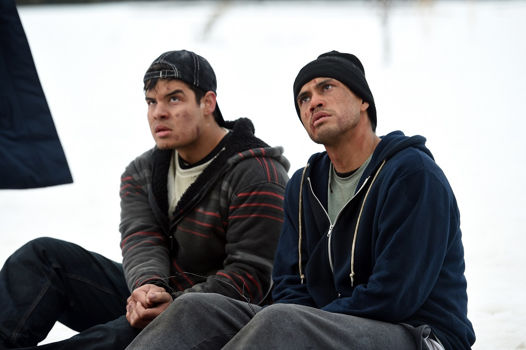 Martin Sensmeier as Chip Hanson in Wind River (Photo Credit: IMDb)