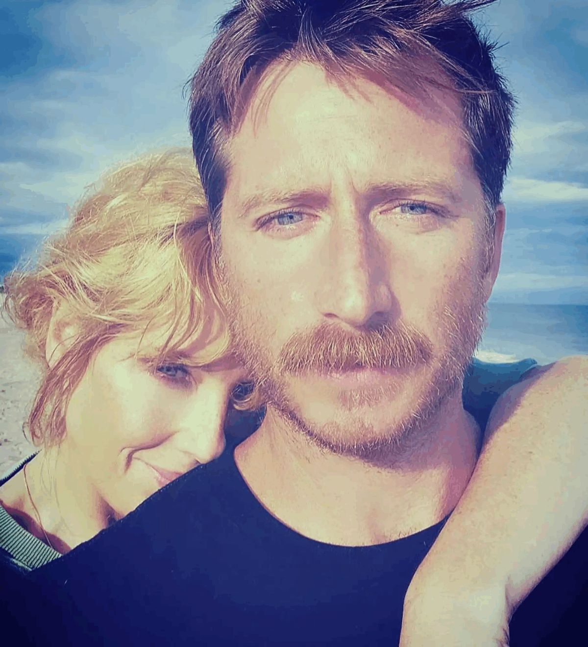 Screenshot of Kelly Reilly and Kyle Baugher from her now-deleted Instagram account