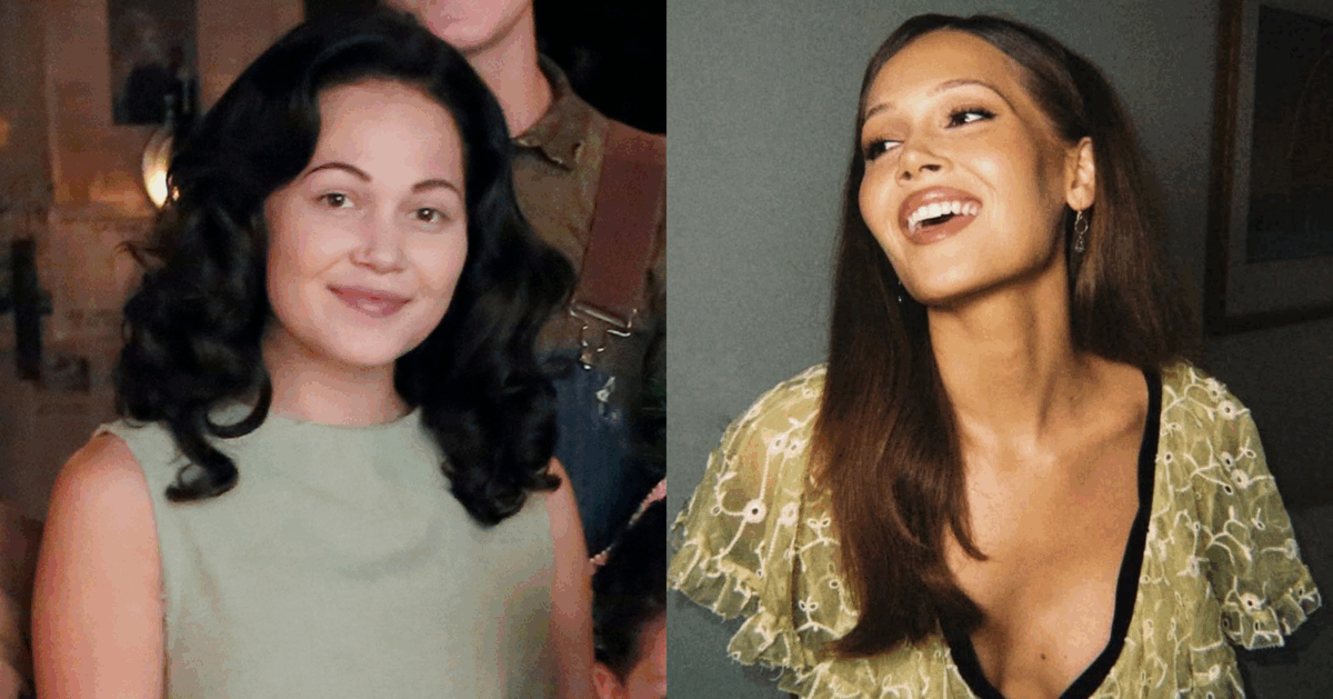Actress Kelli Berglund as Willadeene Parton in "Christmas of Many Colors" and grown up in 2026