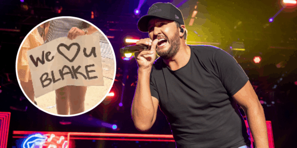 Luke Bryan, Blake Shelton sign