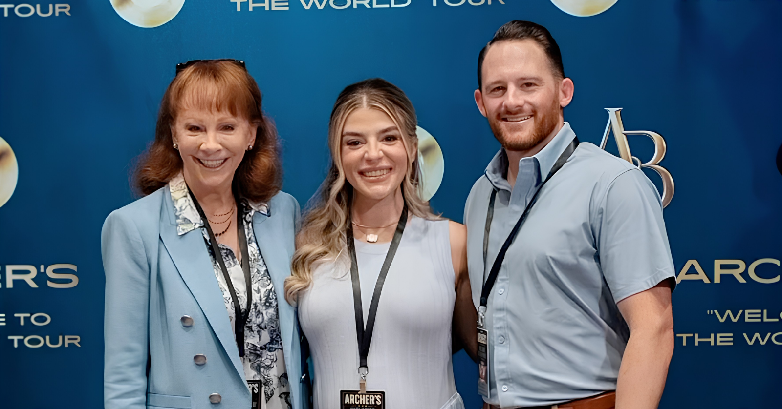 Reba McEntire with Marissa and Shelby Blackstock