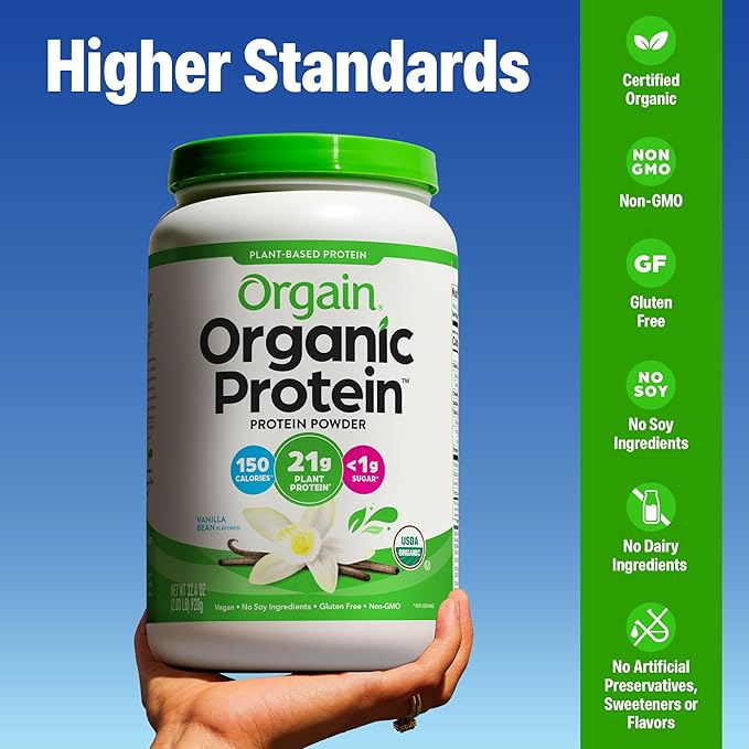 orgain protein powder sold on amazon 