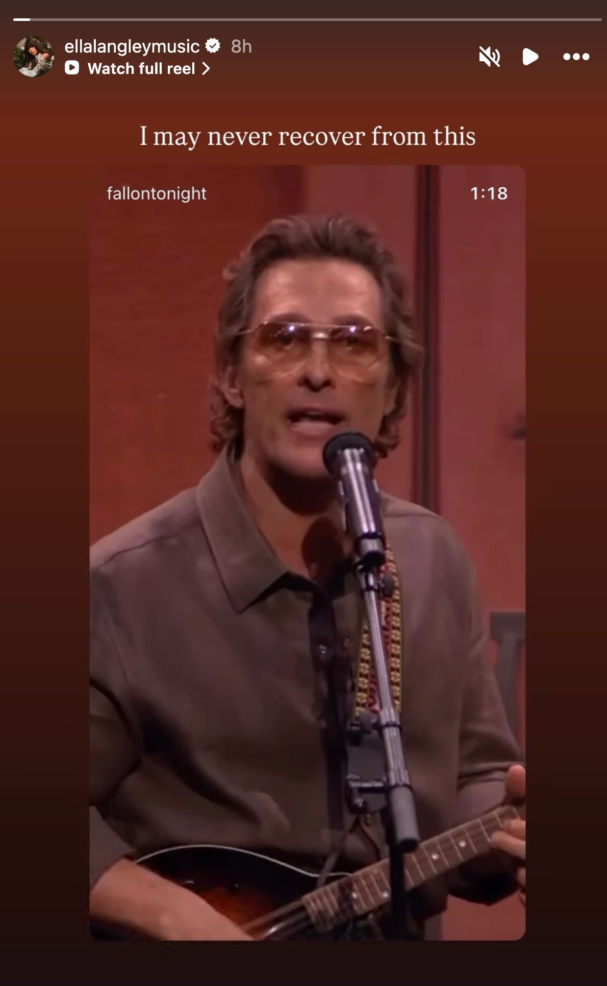 Ella Langley shares the cover of "Choosin' Texas" on her Instagram Story