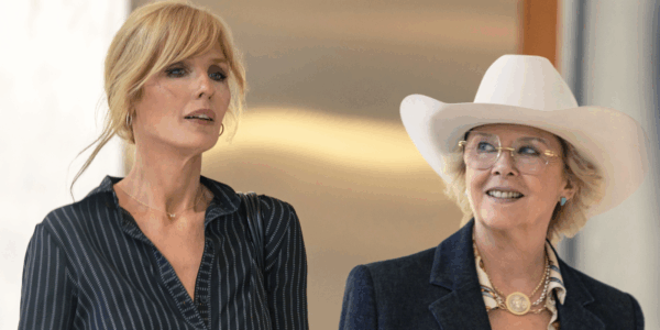 Annette Bening and Kelly Reilly as Beth Dutton and Beulah Jackson in Season 1 of Dutton Ranch