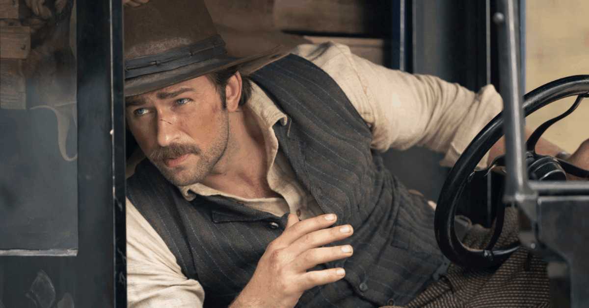 Brandon Sklenar as Spencer Dutton in the Yellowstone spin-off 1923