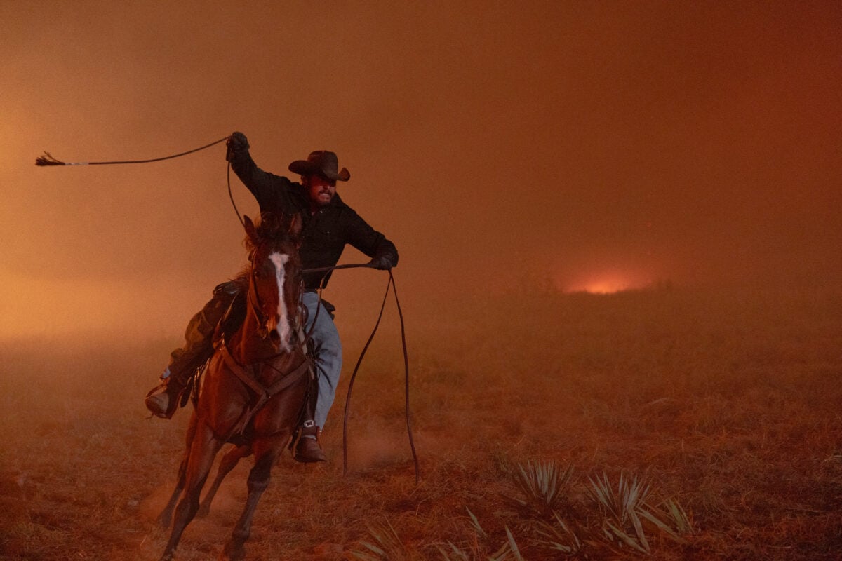 Cole Hauser in character as Rip Wheeler in the Yellowstone spin-off Dutton Ranch