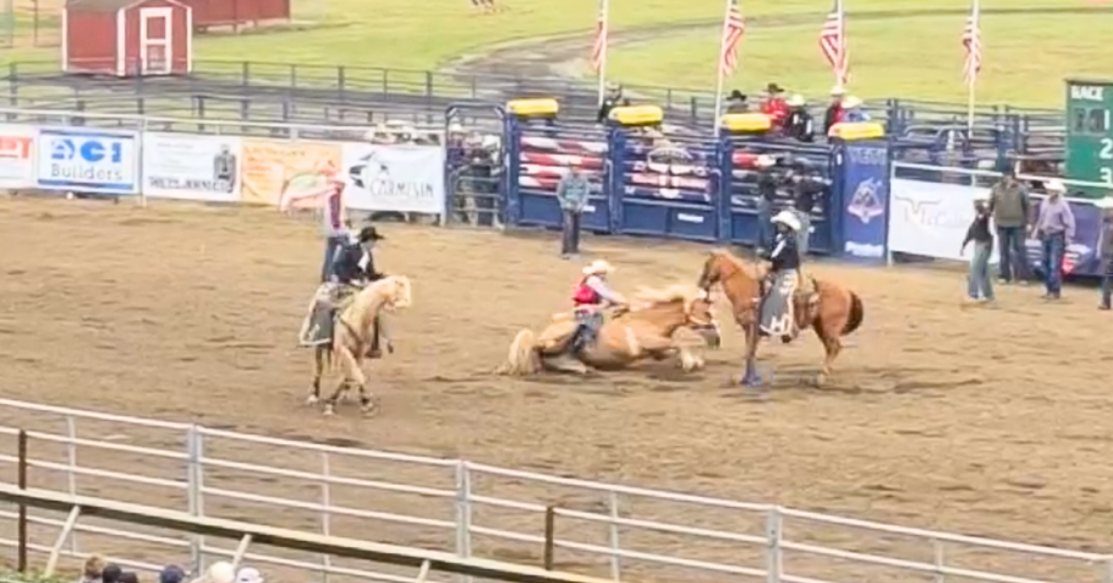Over the weekend at the Humboldt County Fair in Ferndale, California, two horses were put down following injuries sustained during rodeo events.