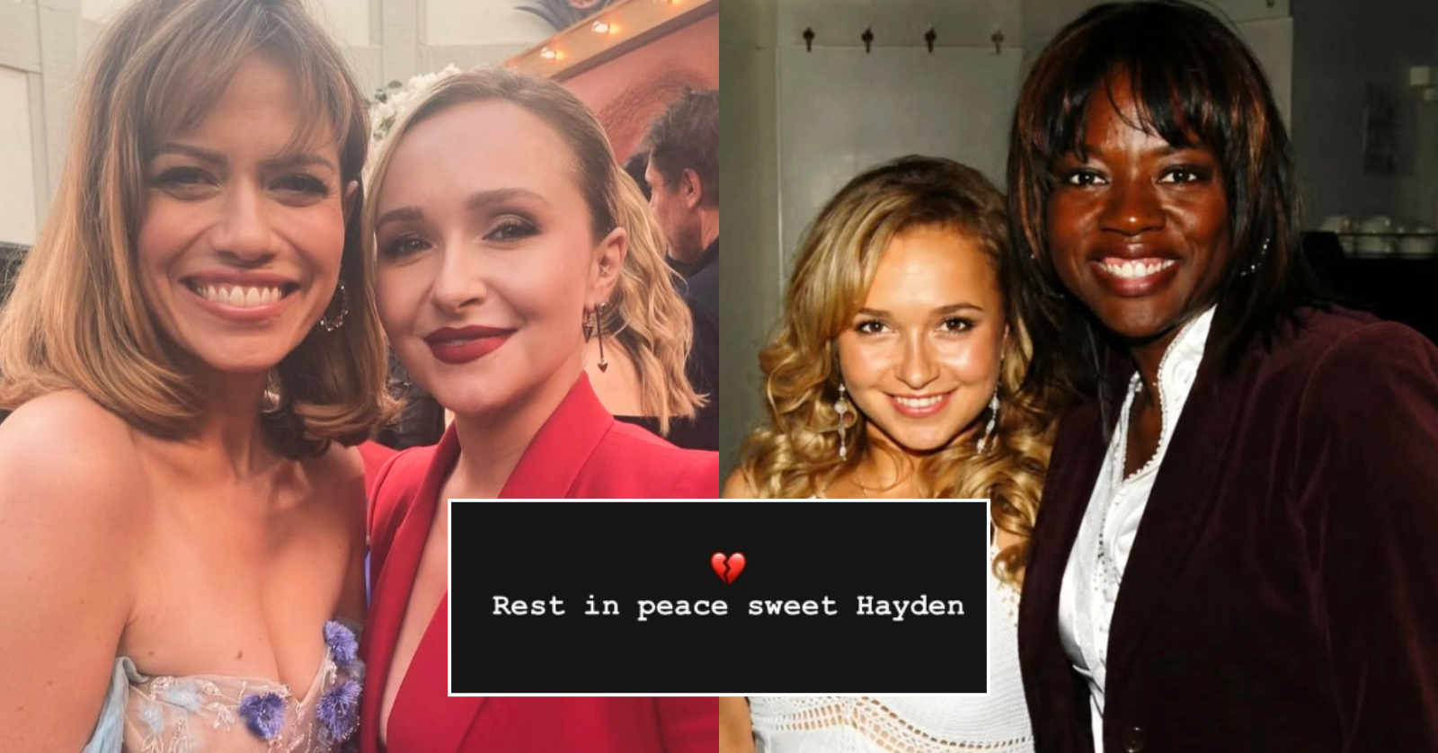 Celebrities honor the life of actress Hayden Panettiere after her sudden passing