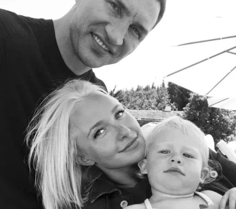 Wladimir Klitschko, Hayden Panettiere, and their daughter, Kaya