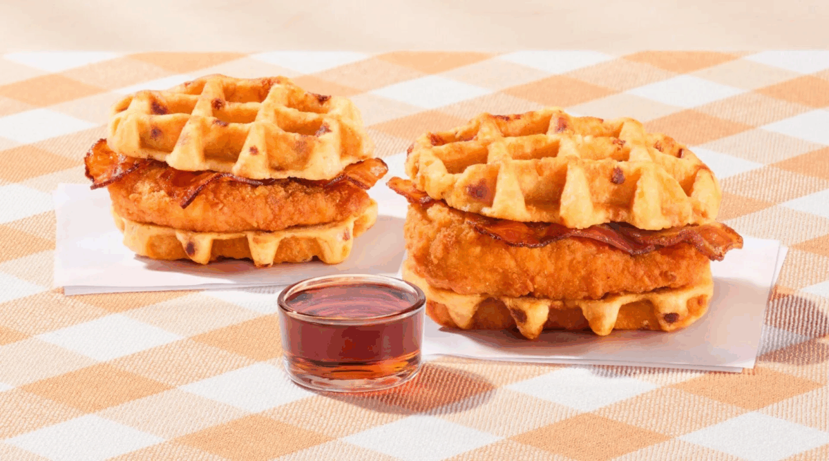 Chick-fil-A's limited edition Chicken and Waffles Sandwich