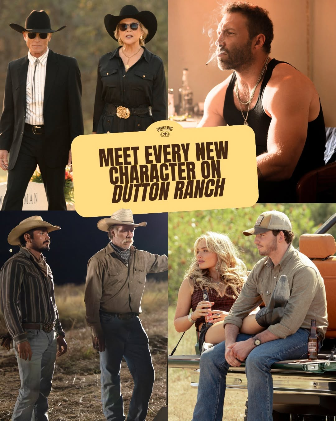 Dutton Ranch introduced many new characters in Season 1