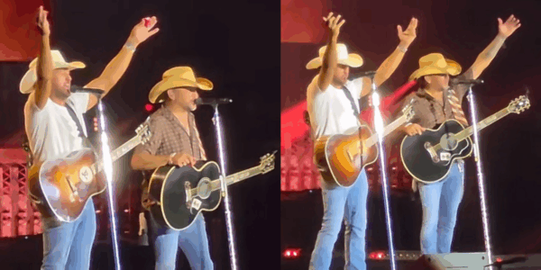 Luke Bryan and Jason Aldean kick off their co-headlining tour with an epic 90s country cover