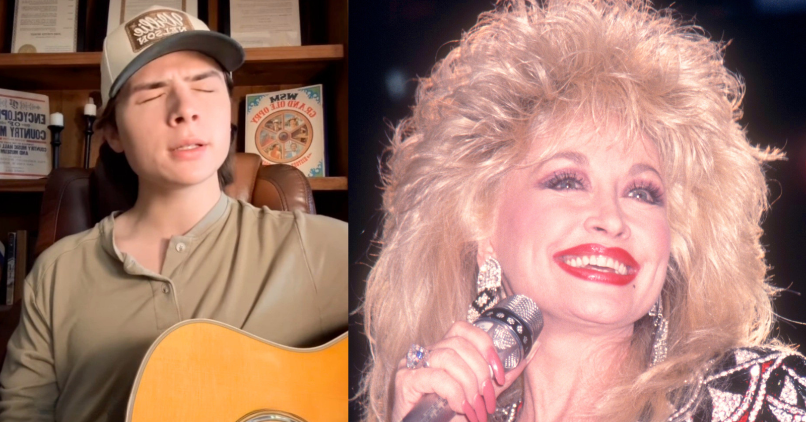 John Foster shares a tribute to Dolly Parton after her death by singing an acoustic cover of "I Will Always Love You"
