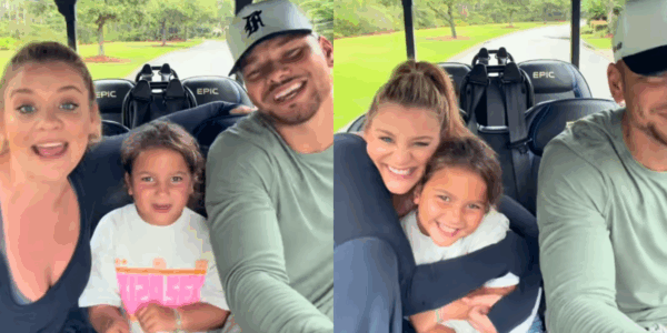lauren alaina and kane brown with kane's daughter kingsley