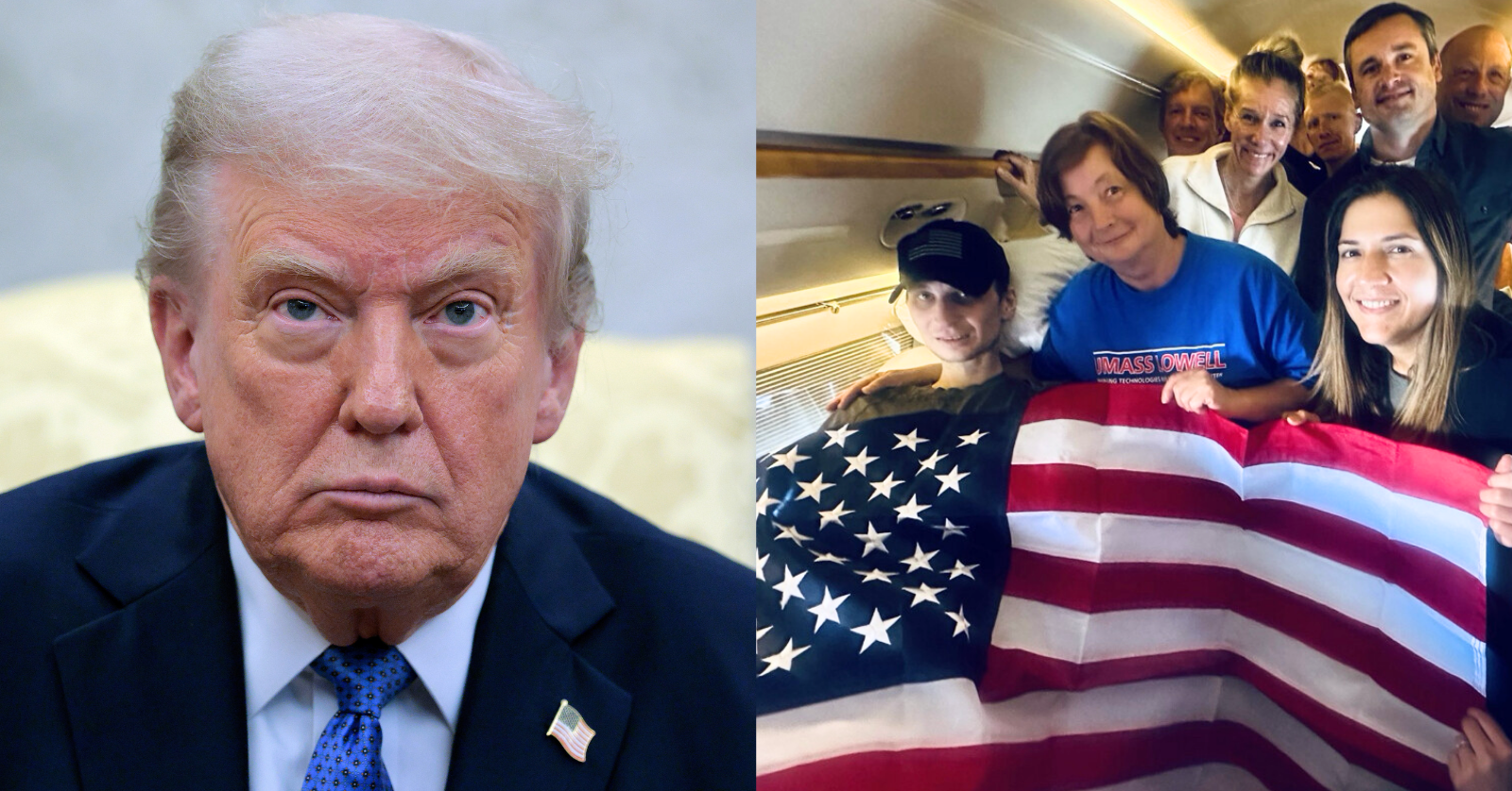 President Donald Trump negotiated the release of former Marine Robert Gilman from prison in Russia
