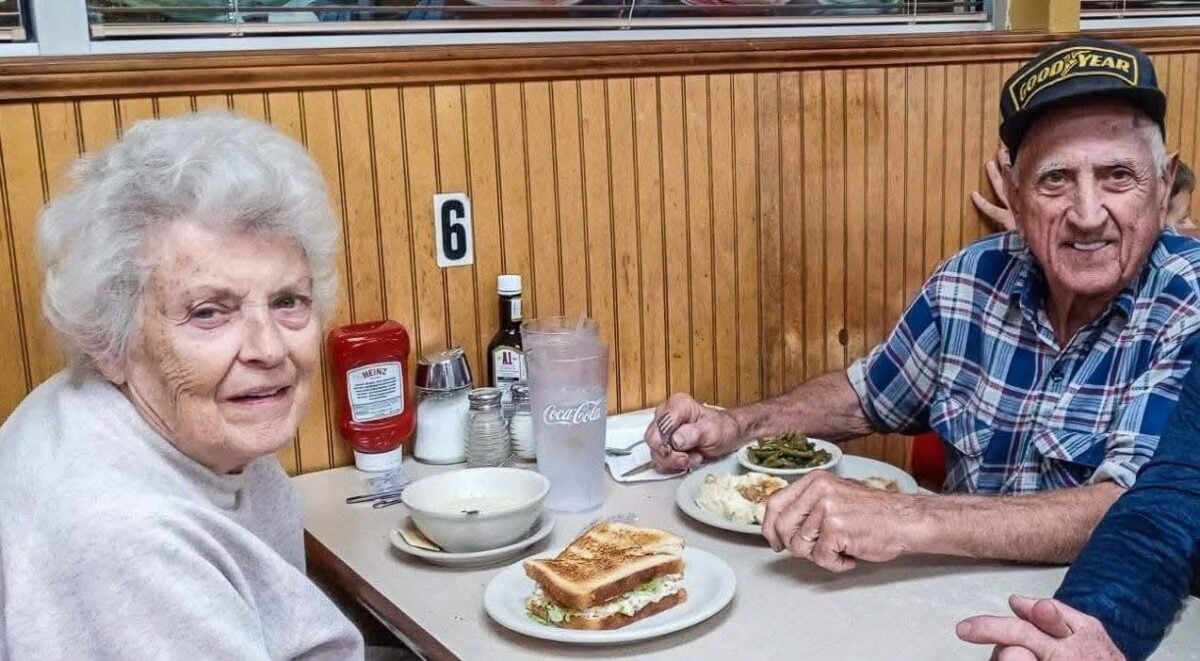 Dave Marcis and his wife Helen