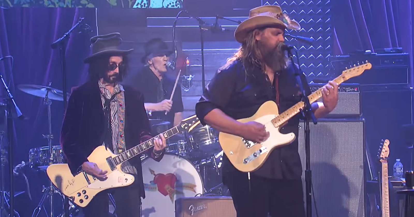 The Heartbreakers performed for the first time since Tom Petty's death, bringing Chris Stapleton on to fill in for the late rock icon at a special performance during the Americana Music Honors & Awards.