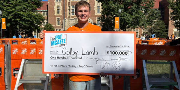 President Trump attended the Vols vs Longhorns football game on Sept. 26, which was preceded by a million-dollar field goal kick on ESPN's "College GameDay."