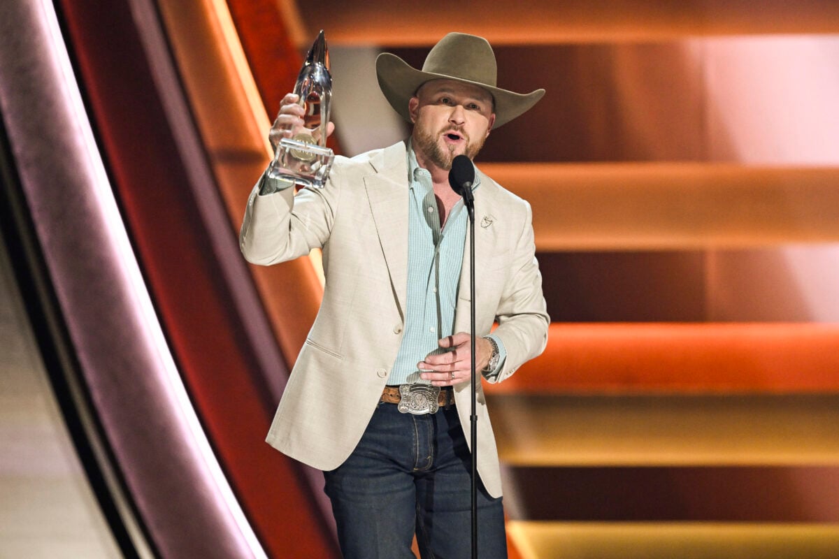 Cody Johnson acceptance speech Male Vocalist of the Year 2025 CMA Awards