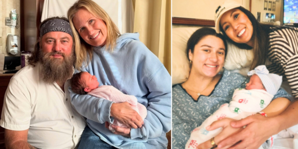 Duck Dynasty family members, including Willie Robertson, Korie Robertson, and Rebecca Robertson Loflin, share new photos and reactions to birth of Bella Robertson Mayo and Jacob Mayo's baby girl, Merritt Presley Mayo