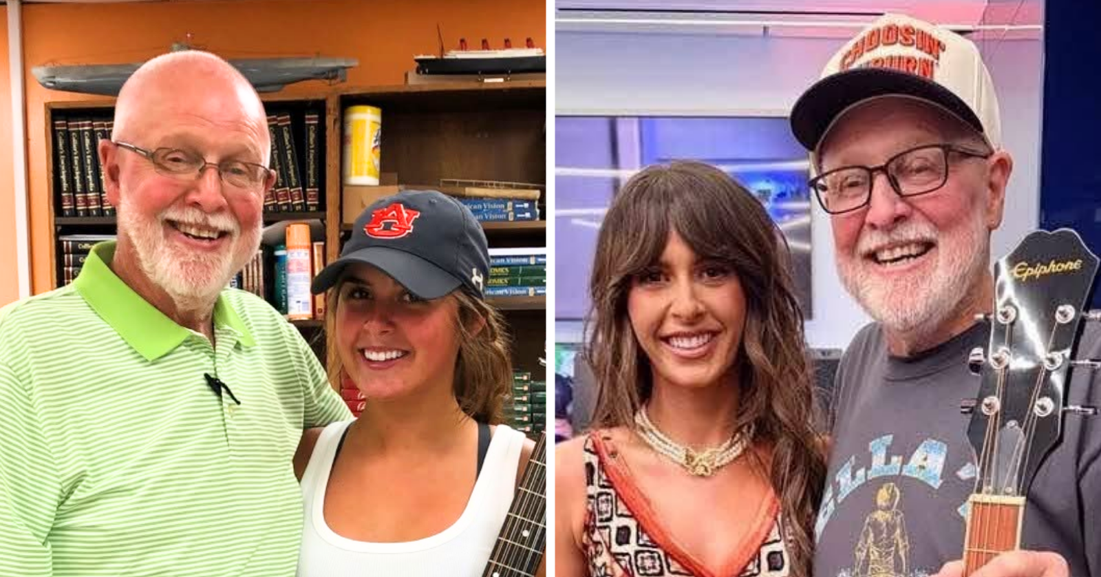 Ella Langley and her former teacher reunited in Alabama this weekend