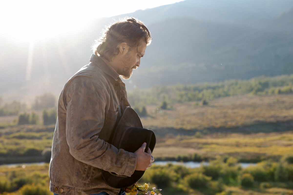 Luke Grimes as Kayce Dutton in a scene from Season 1 of Marshals