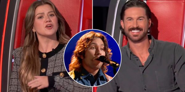 Kelly Clarkson shared her belief she didn't stand a chance against Voice coach Riley Green after he turned for Everett Bounds singing Eddie Rabbitt's "Drivin' My Life Away" for the Season 30 auditions for The Voice