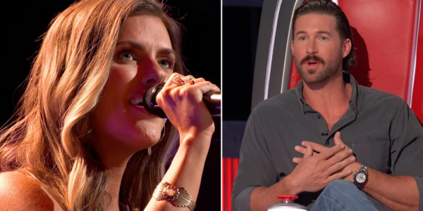 Caroline Alexis, age 25, auditions for Season 30 of The Voice with Rascal Flatts' "Take Me There," her coach is Riley Green