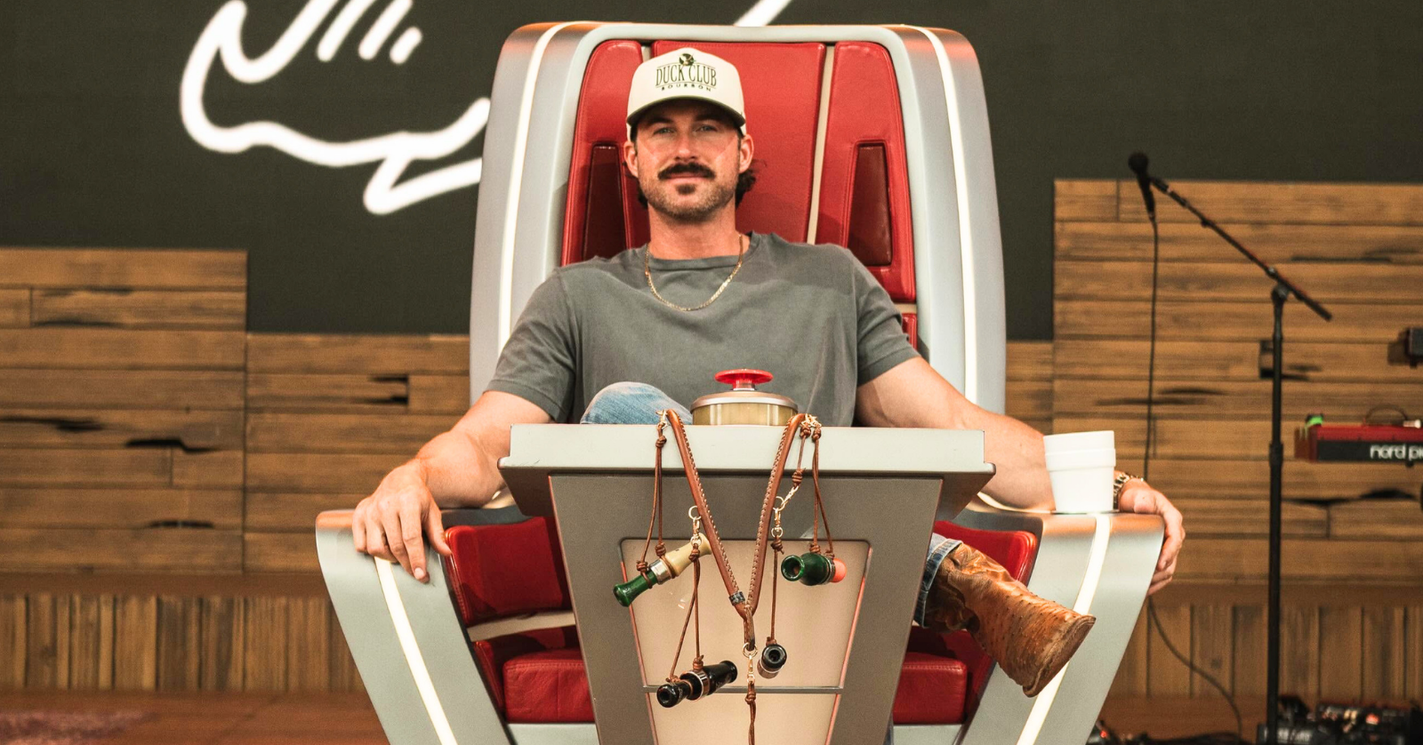 Riley Green shares his first reaction to being named a coach on Season 30 of The Voice which you can watch on NBC