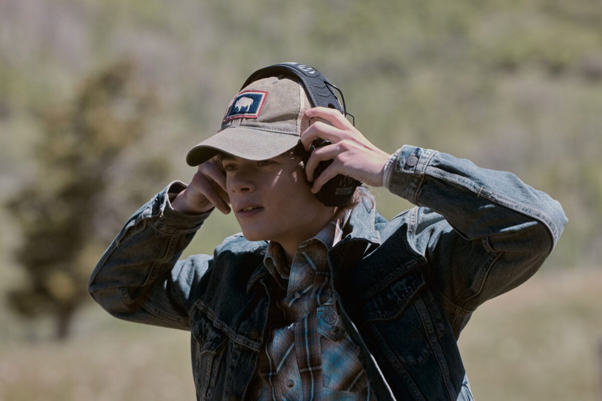 "Falling Sky" -- Coverage of the CBS Original Series Marshals, scheduled to air on the CBS Television Network. Pictured: Brecken Merrill as Tate Dutton. Photo: Fred Hayes/CBS ©2026 CBS Broadcasting, Inc. All Rights Reserved.
