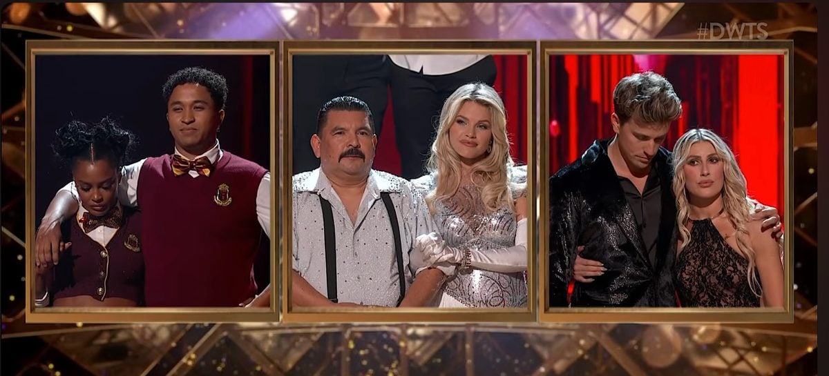 Ciara Miller and Brandon Armstrong, Guillermo Rodriguez and Witney Carson, and Jackson Olson and Emma Slater were up for elimination from Dancing With The Stars 