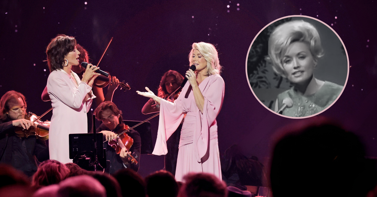 Natalie Grant and Amy Grant honor Dolly
