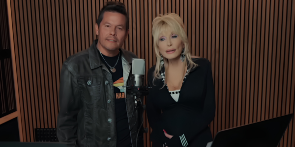Dolly Parton and Jamie Johnson of the Grascals
