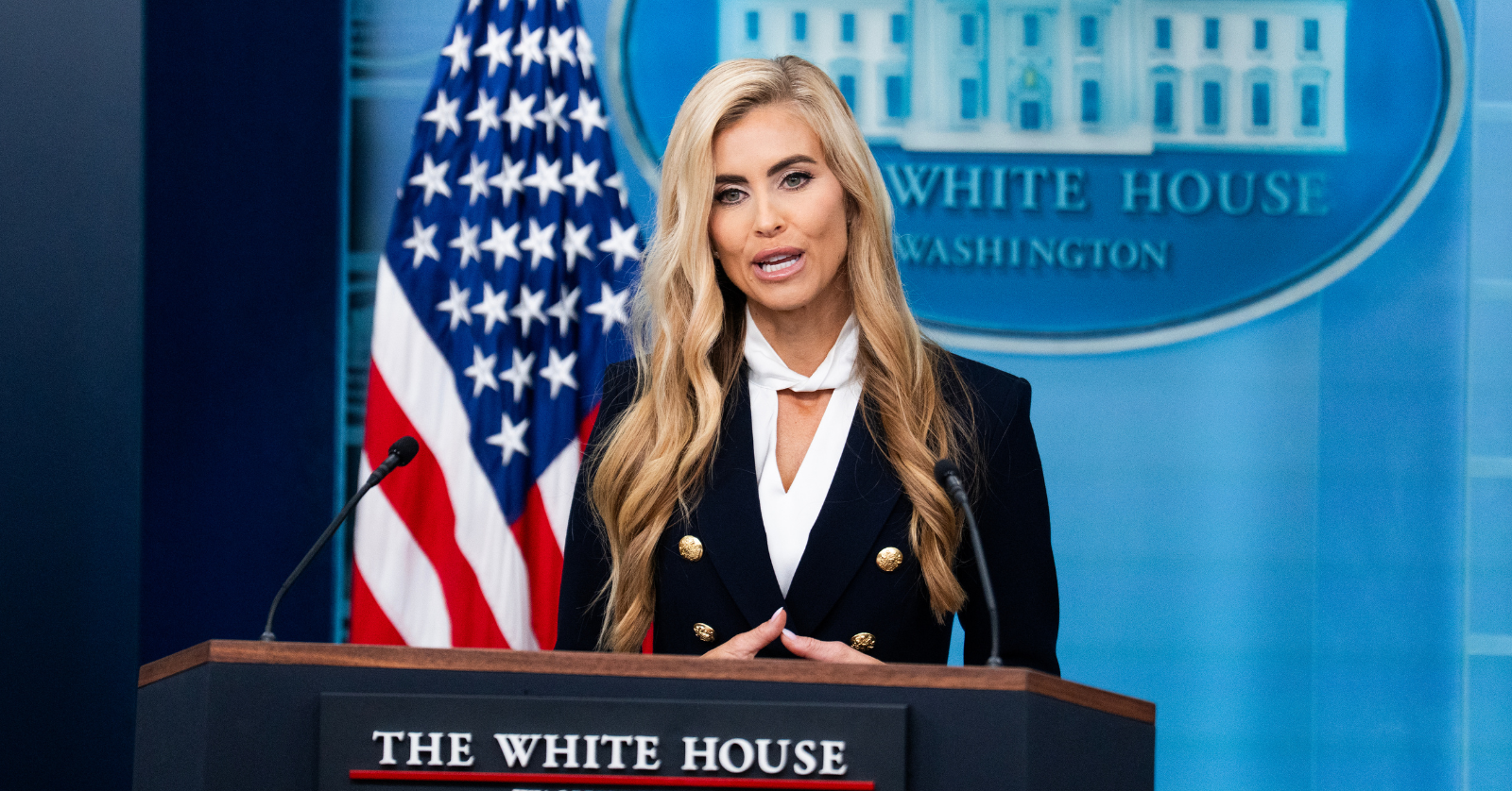 One day after White House Press Secretary Katie Zacharia delivered her first press briefing, a criminal complaint has been filed against her.